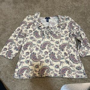 Paisley Print Women’s Top